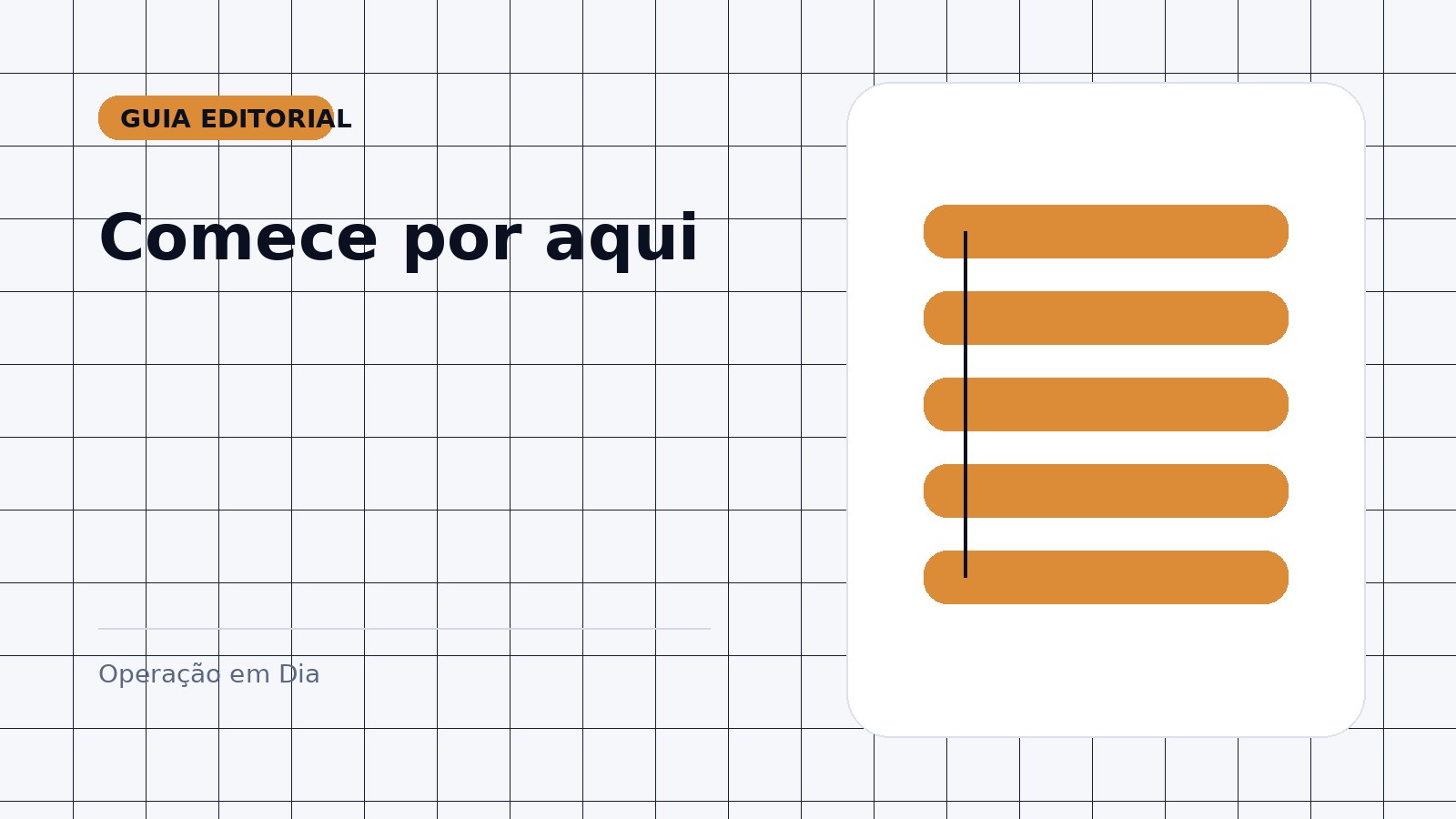 Comece por aqui: como usar o Operação em Dia
